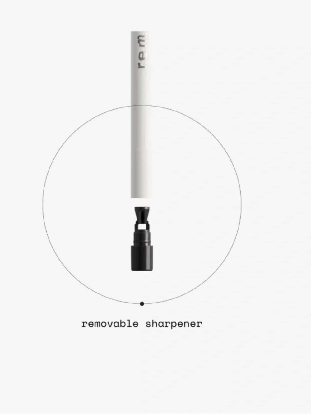 r.e.m. beauty At The Borderline Gel Eyeliner Pencil – Bardot (Black)